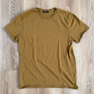 TALENTLESS Men's Tan Short Sleeve Tee